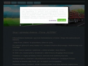 ALDONA - przedaż i transport drewna do całej Unii Europejskiej