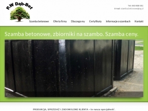 Szamba od specjalistów